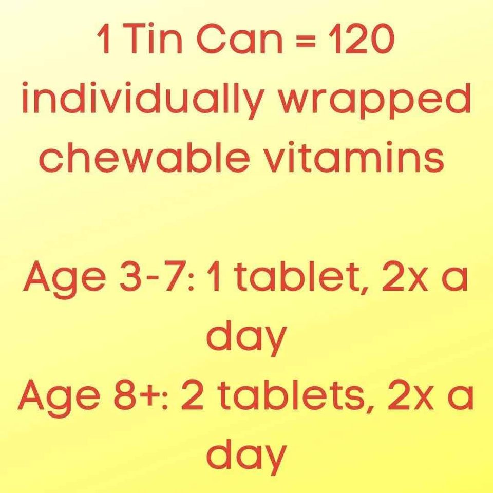 2025 Tenten Chewable Tablet Vitamin Adult Children Multivitamin Growth from Korea