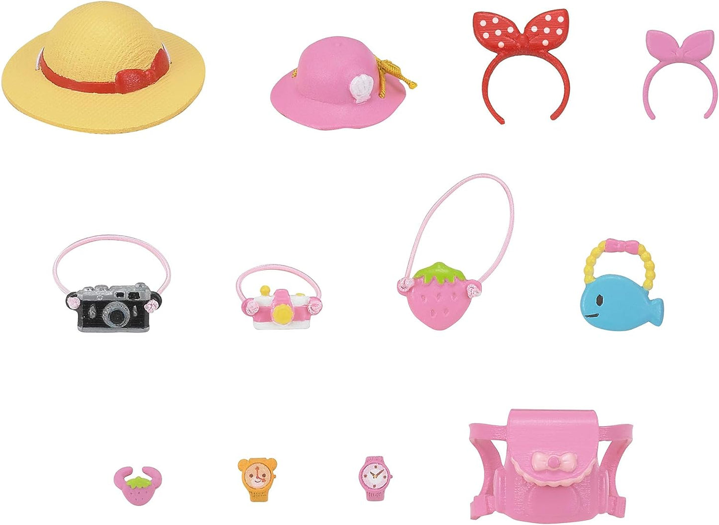 Sylvanian Families Outing Accessory Set Clothes Hat Bag Doll House Accessories Miniature Toys