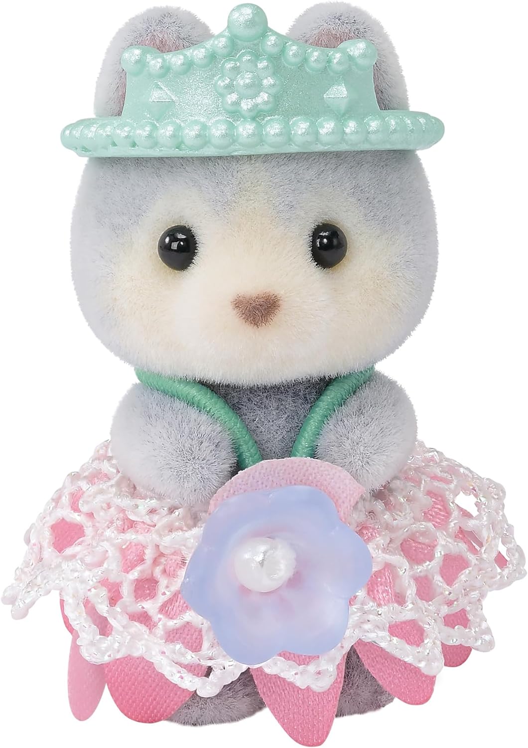 Sylvanian Families 2024 Flower Princess Set Rabbit Cat Deer Husky Baby Doll House Accessories Miniature Toys