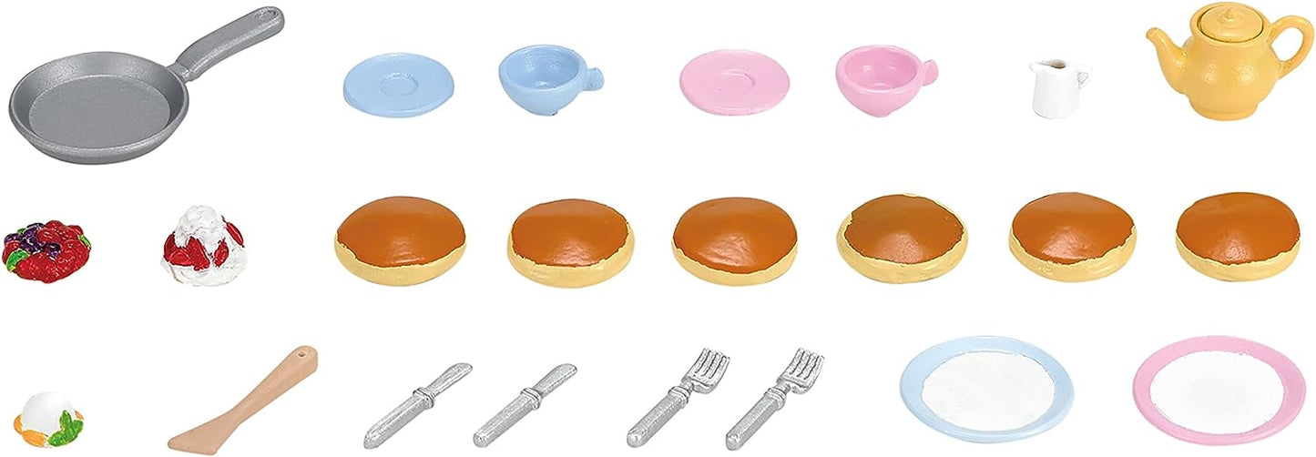 Sylvanian Families Lunch Pancake Breakfast Cooking Food Furniture Doll House Accessories Toy