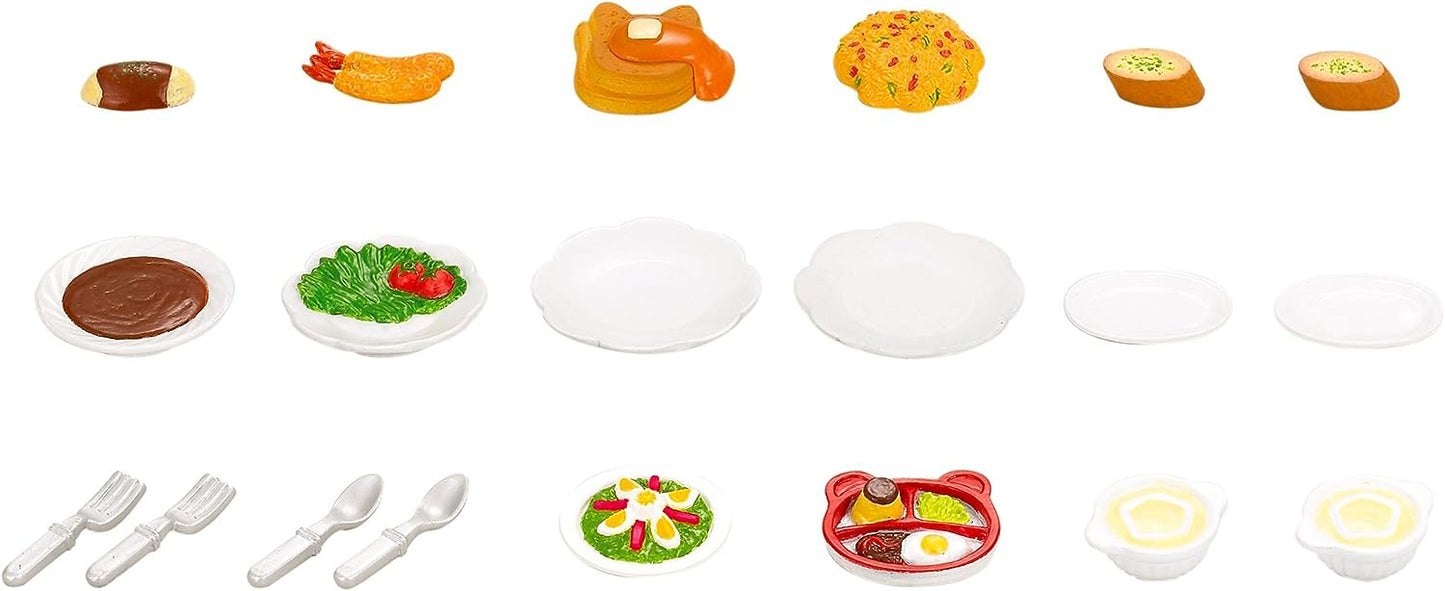Sylvanian Families Lunch Pancake Breakfast Cooking Food Furniture Doll House Accessories Toy