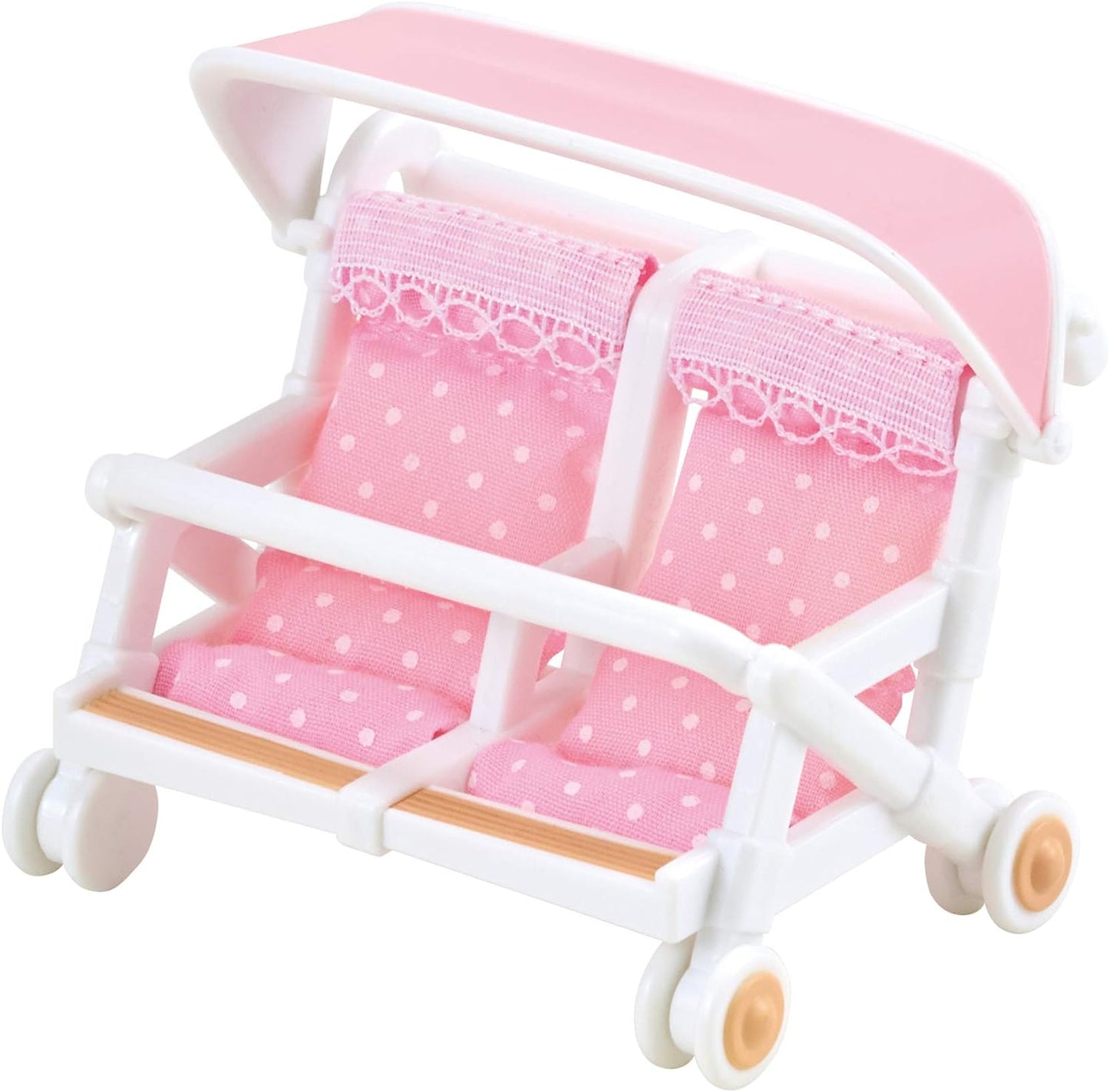 Sylvanian Families Baby and Child Single Two Seater Pram Stroller Doll House Accessories Miniature Toys