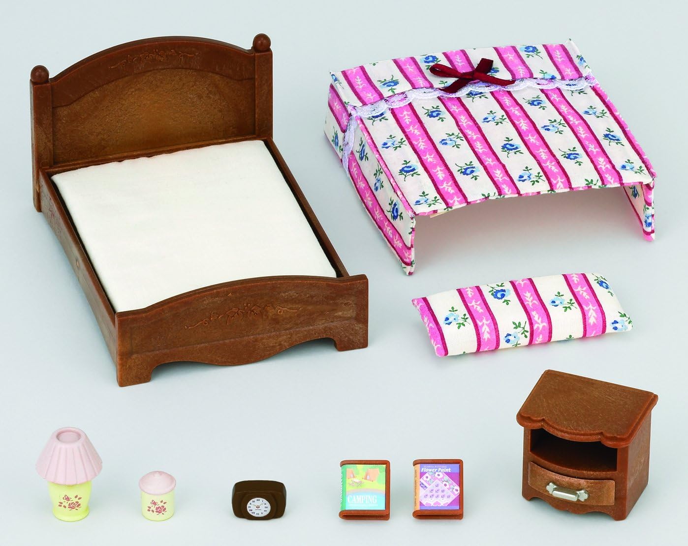 Sylvanian Families Bunk Single Semi Double Bed Study Desk Dressing Table Piano Bedroom Furniture Doll House Accessories Miniature Toys