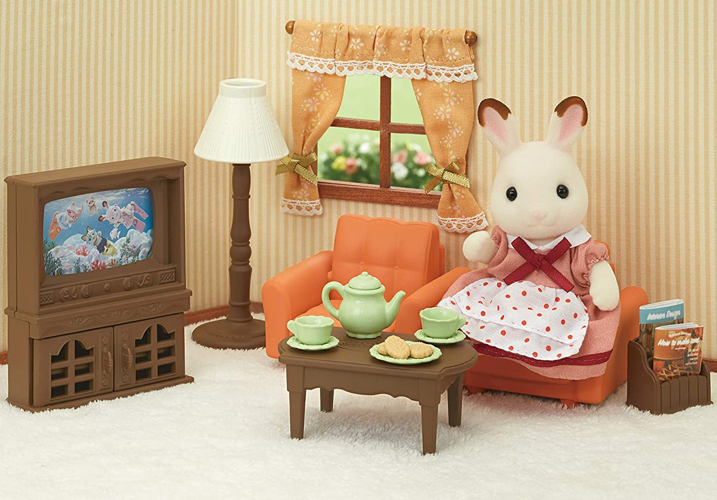 Sylvanian Families Furniture Room Set Kitchen Dining Living Bathroom Bedroom Nursery Baby Doll House Accessories