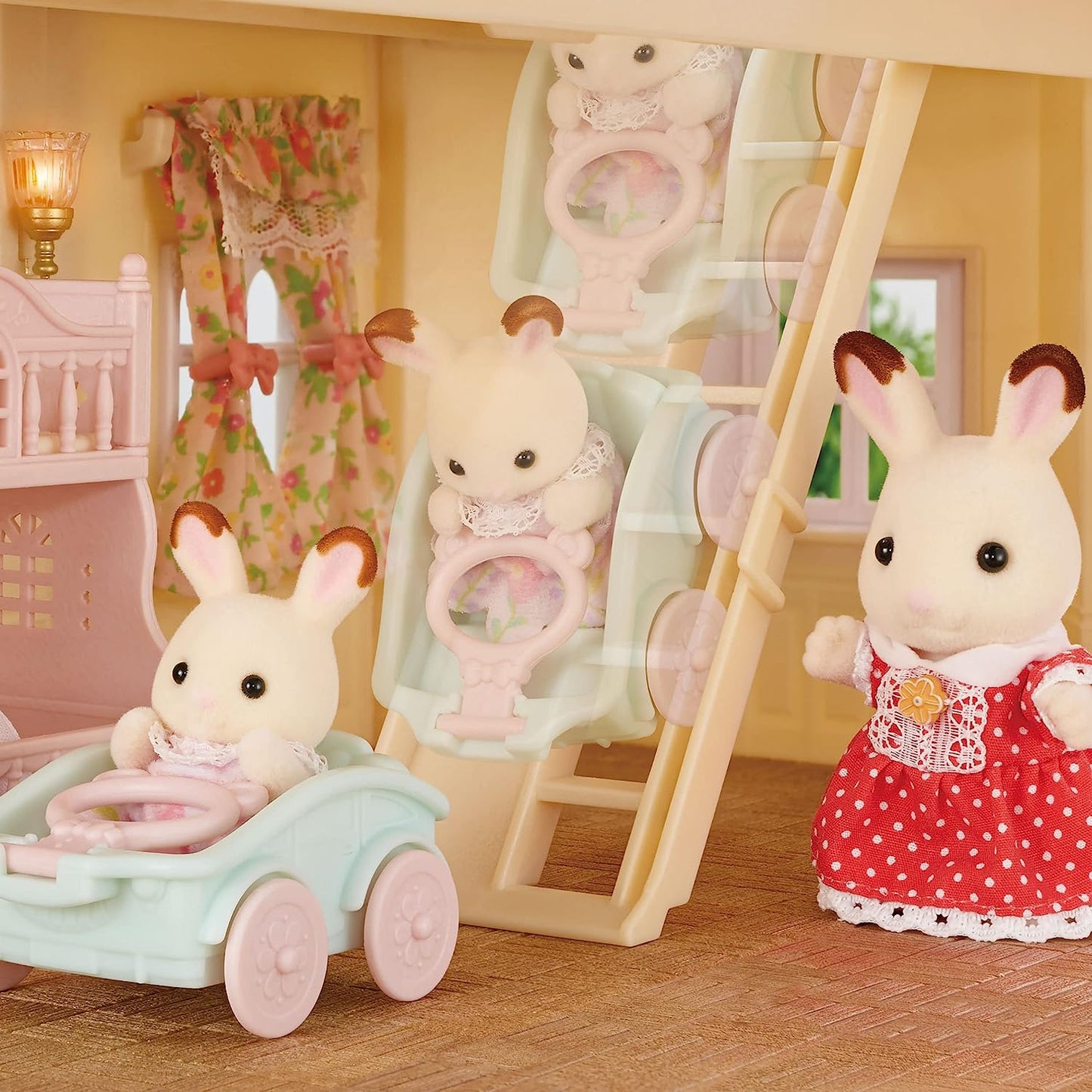 Sylvanian Families Cooking Furniture Set Large House Red Roof Recommended Kitchen Doll House Accessories Toys