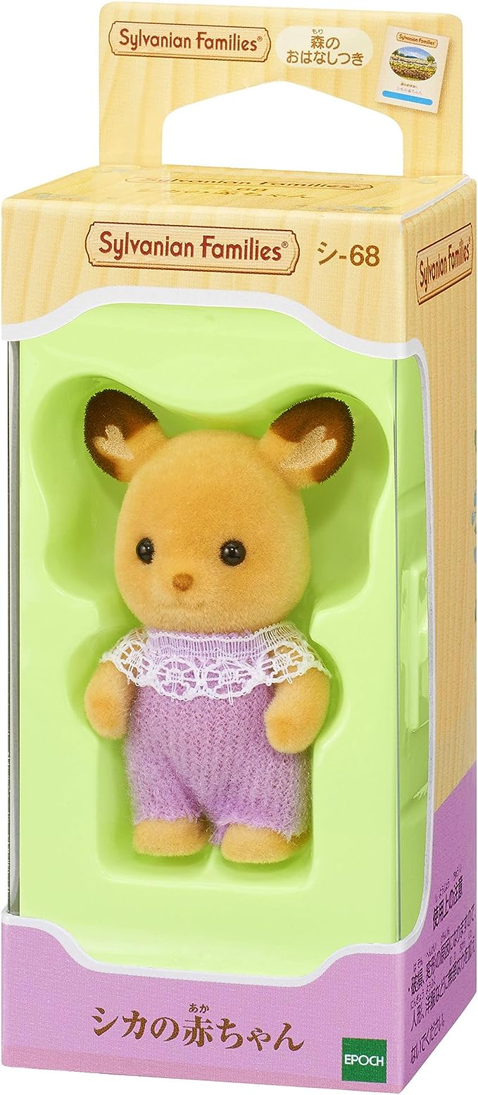 Sylvanian Families Baby Cat Rabbit Deer Sheep Dog Husky Bear Calico Critters Doll House Toys