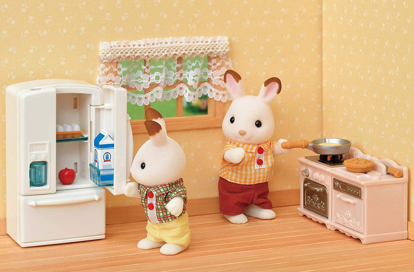 Sylvanian Families My First Furniture Starter Set Kitchen Bathroom Rabbit Doll House Accessories Miniature Toys