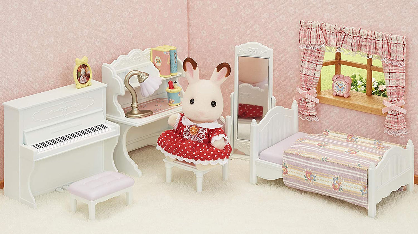 Sylvanian Families Furniture Room Set Kitchen Dining Living Bathroom Bedroom Nursery Baby Doll House Accessories