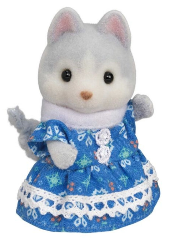 Sylvanian Families Girl Persian Cat Rabbit Squirrel Husky Sister Doll House Calico Critter Toy