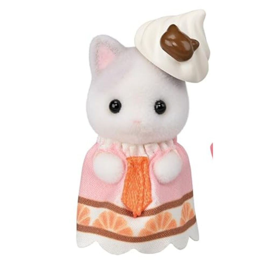 Sylvanian Families 2024 Baby Cake Party Series Blind Bag Cat Rabbit Alpaca Squirrel Baby Doll House Accessories Miniature Toys clover lane cloverlaneph