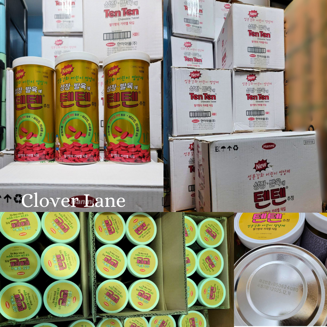 2025 Tenten Chewable Tablet Vitamin Adult Children Multivitamin Growth from Korea