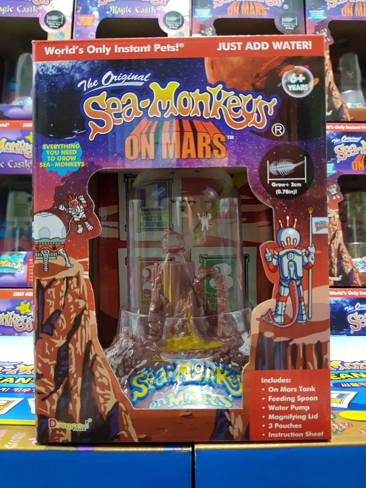 Original Sea Monkeys Ocean Zoo On Mars Magic Castle Instant LIfe Eggs Aquarium Kit Pet Toy