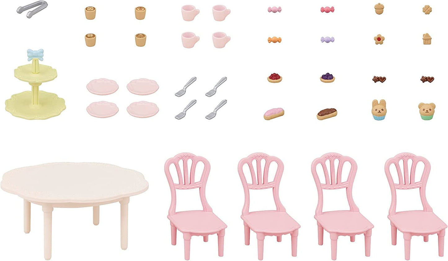 Sylvanian Families Sweets Party Set Doll House Furniture Accessories Miniature Toys
