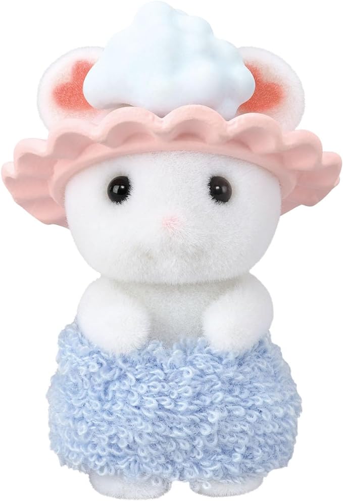 Sylvanian Families 2024 Good Night Bath Time Together Set Rabbit Mouse Baby Doll House Accessories Toys
