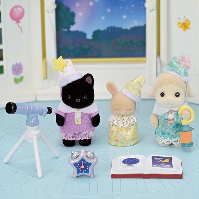 Sylvanian Families Friendship Baby Set Cat Rabbit Panda Mouse Squirrel Fox Sheep Calico Critters Kindergarten Nursery Doll Accessories