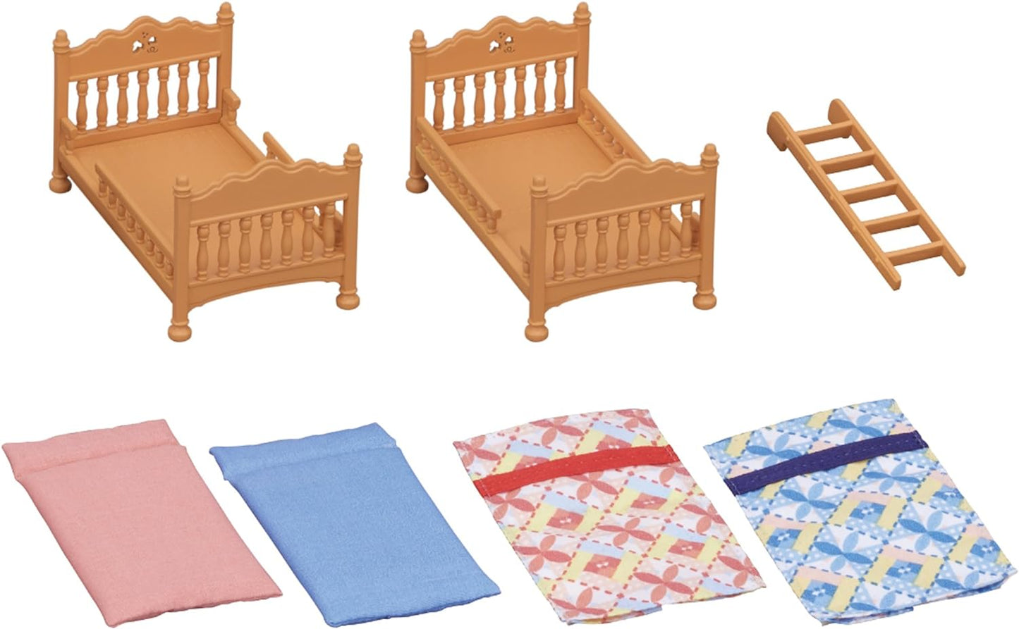 Sylvanian Families Bunk Single Semi Double Bed Study Desk Dressing Table Piano Bedroom Furniture Doll House Accessories Miniature Toys