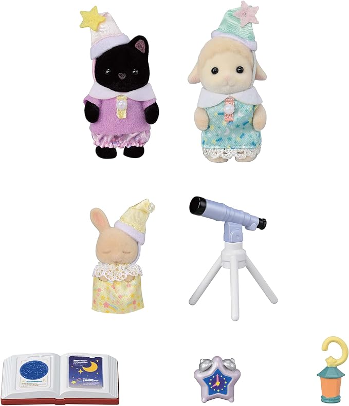 Sylvanian Families Friendship Baby Set Cat Rabbit Panda Mouse Squirrel Fox Sheep Calico Critters Kindergarten Nursery Doll Accessories