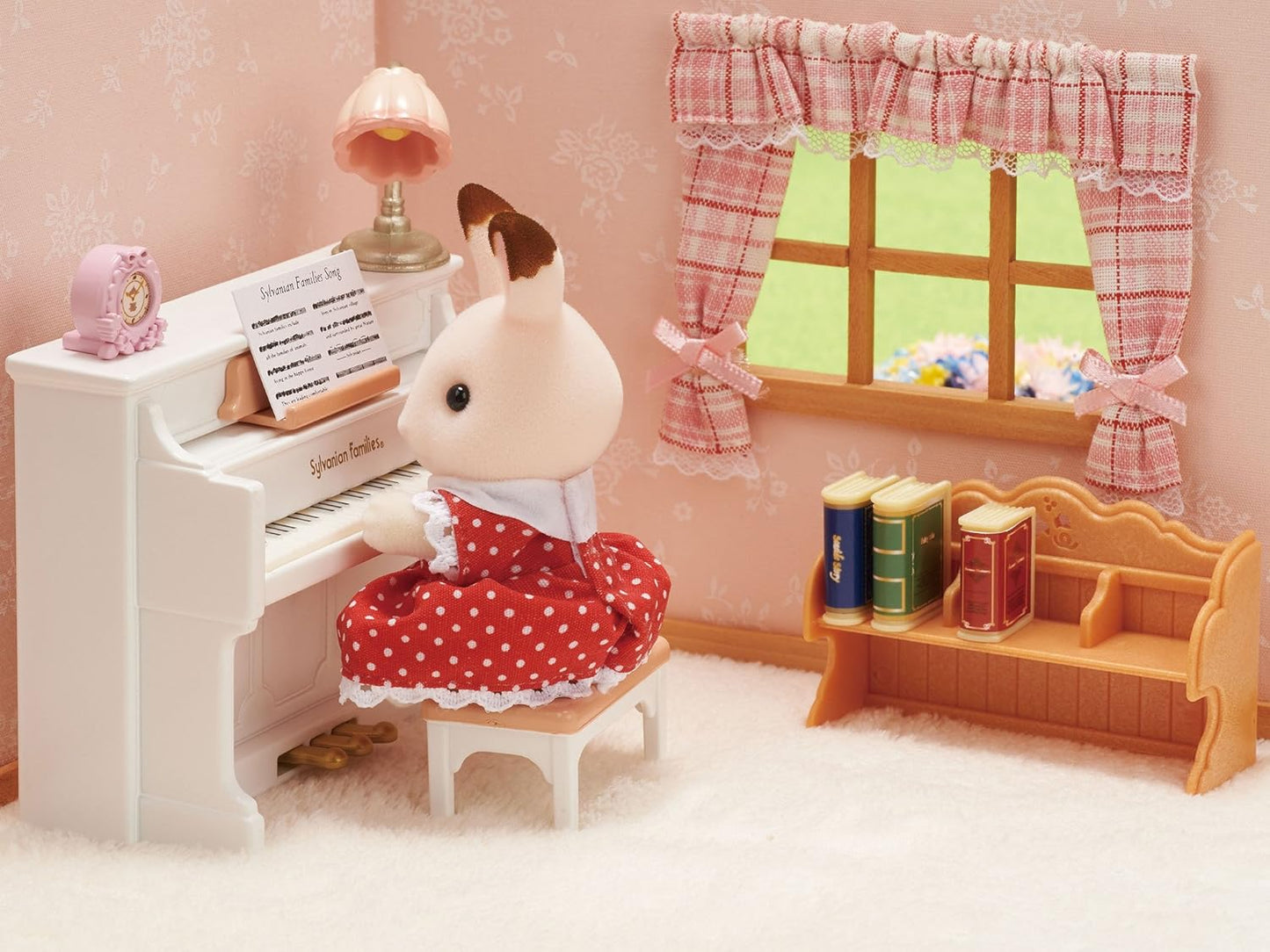 Sylvanian Families Bunk Single Semi Double Bed Study Desk Dressing Table Piano Bedroom Furniture Doll House Accessories Miniature Toys