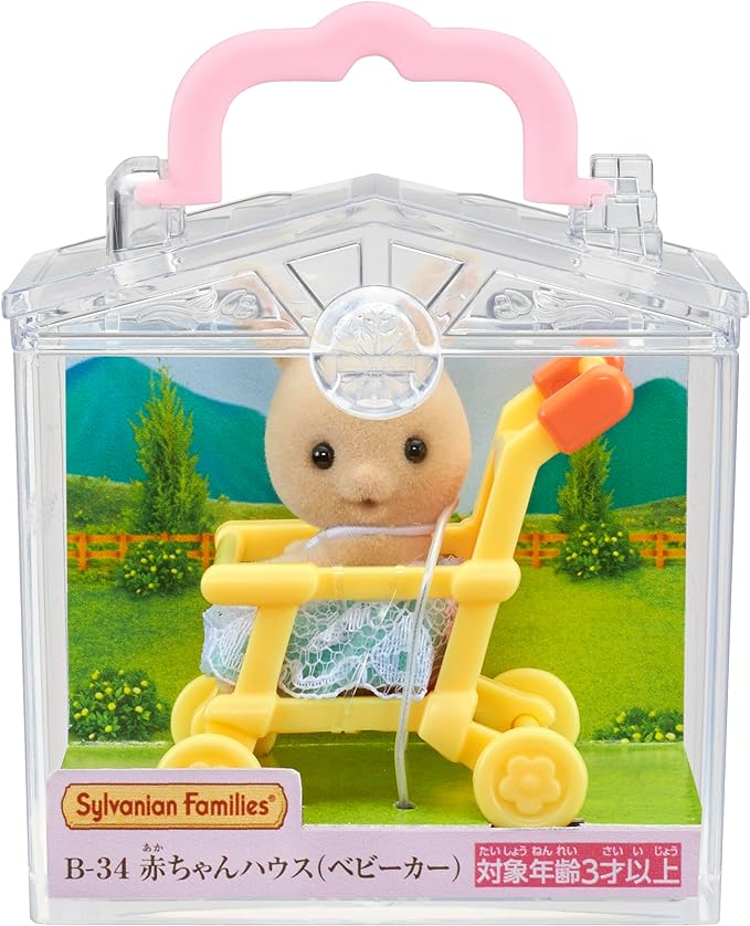 Sylvanian Families Baby House Series Cat Rabbit Squirrel Deer Bear Doll Accessories Miniature Toys