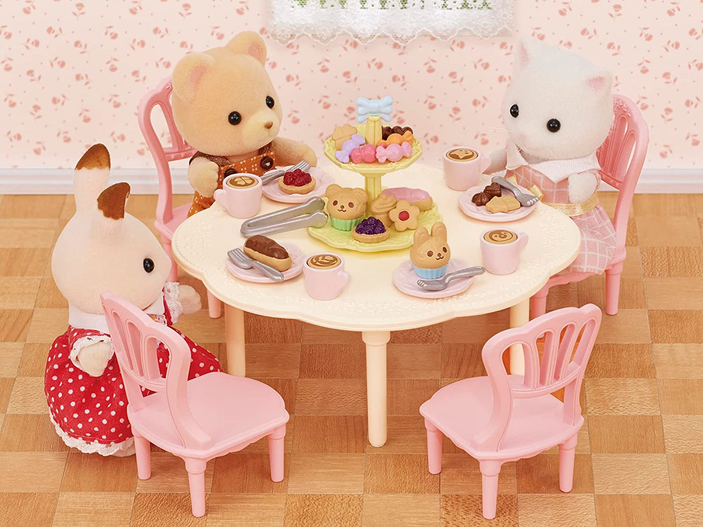 Sylvanian Families Sweets Party Set Doll House Furniture Accessories Miniature Toys