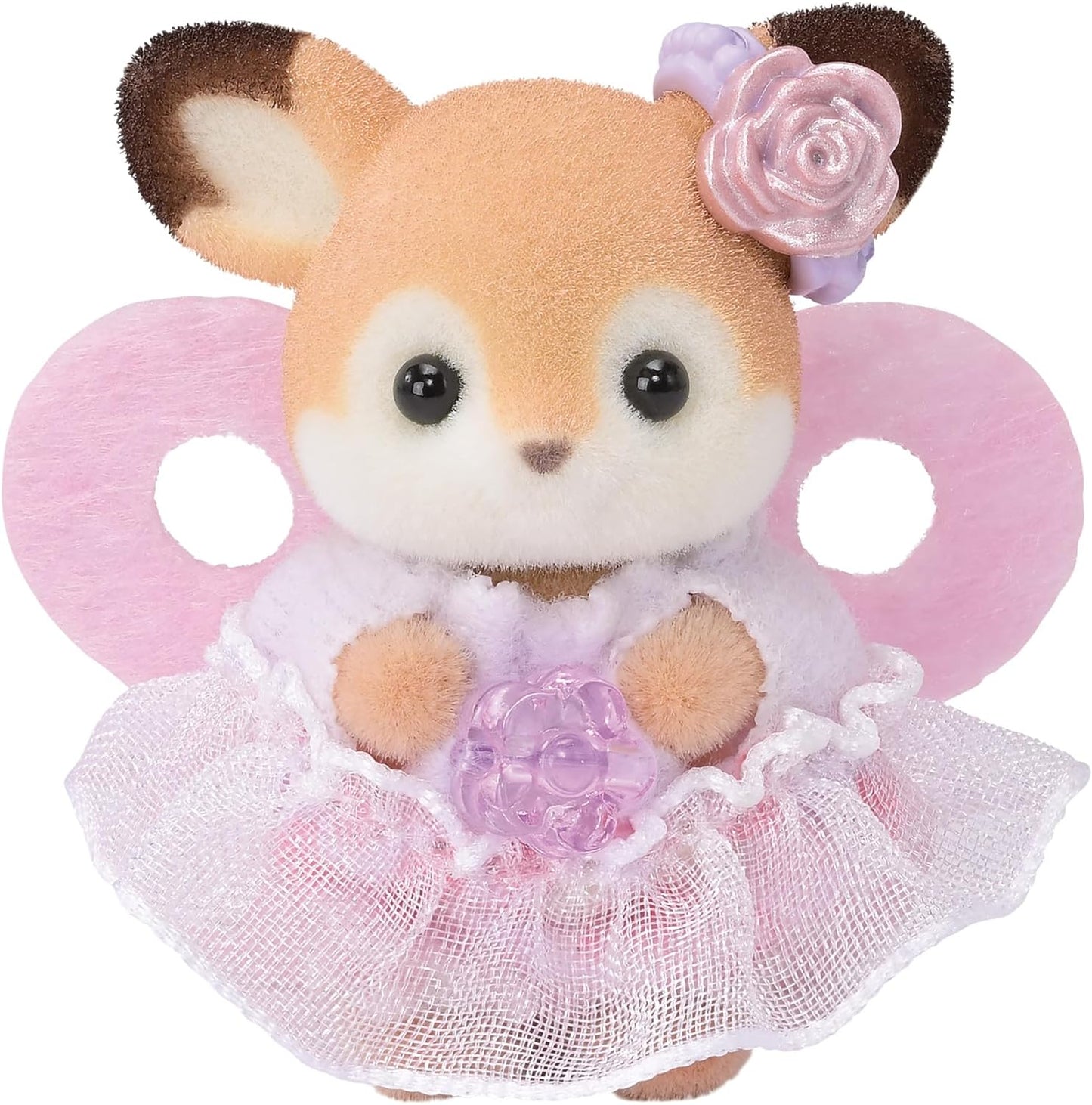 Sylvanian Families 2024 Flower Princess Set Rabbit Cat Deer Husky Baby Doll House Accessories Miniature Toys