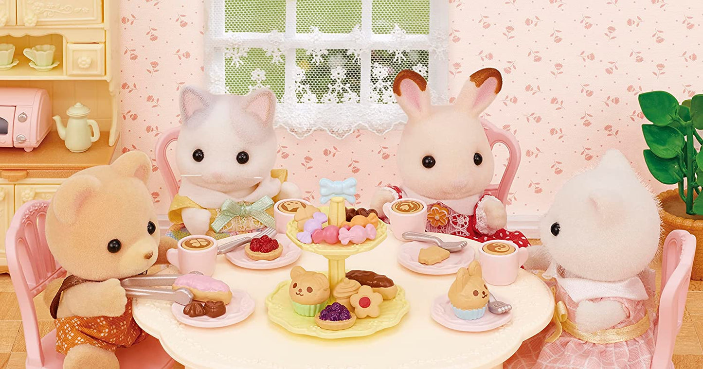 Sylvanian Families Sweets Party Set Doll House Furniture Accessories Miniature Toys