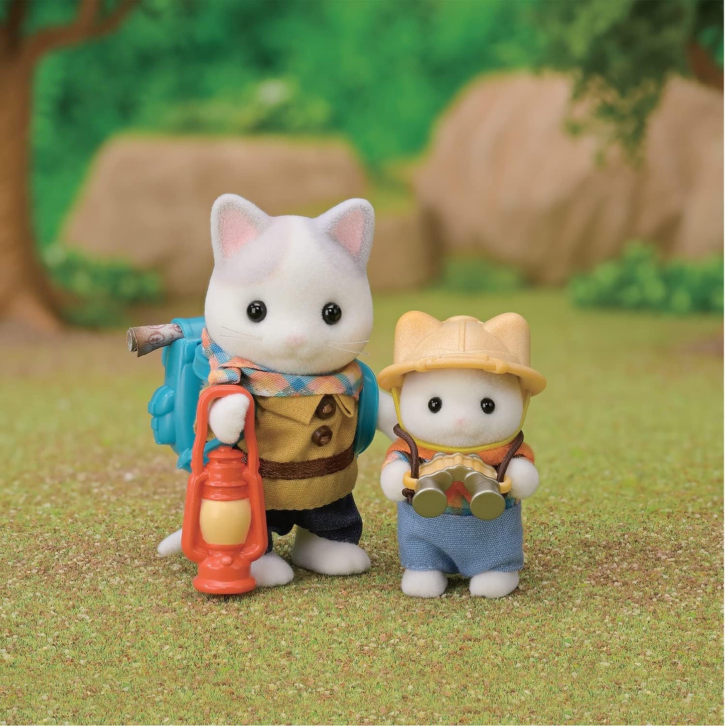 Sylvanian Families Exploration Set Latte Latin Cat Brothers Doll House Accessories Miniature Toys