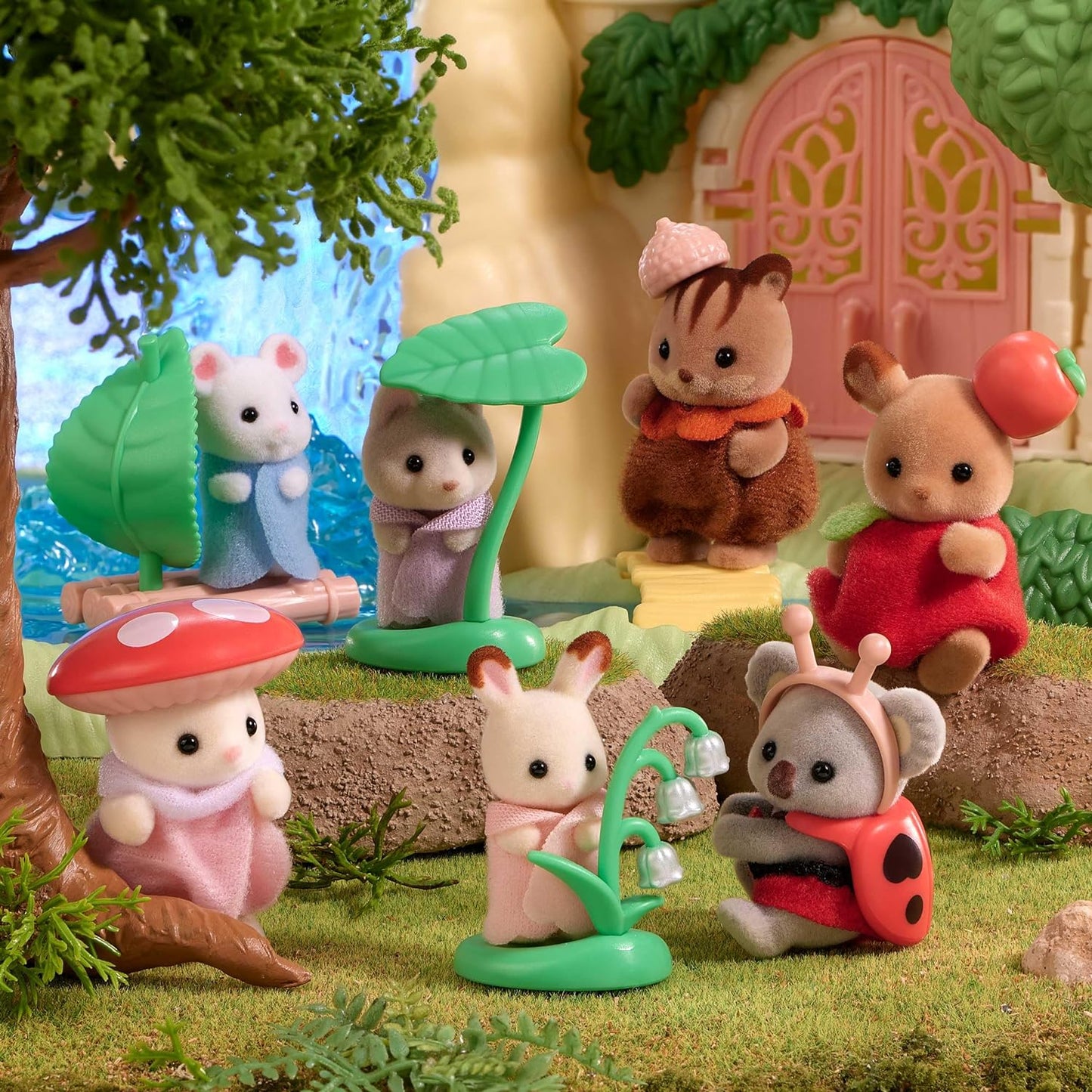 Sylvanian Families Baby Forest Play Collection Blind Bag Cat Doll House Accessories Toys