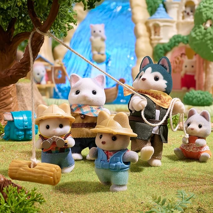 Sylvanian Families Husky Brother Bruce Calico Critters Dog Doll House Accessories Toys