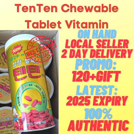2025 Tenten Chewable Tablet Vitamin Adult Children Multivitamin Growth from Korea